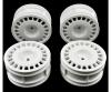 1:10 Rally Dish Wheel, wheel set, white 26mm