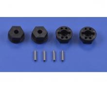 FY10 Truggy Rim Hub w/Pin (4 pcs)