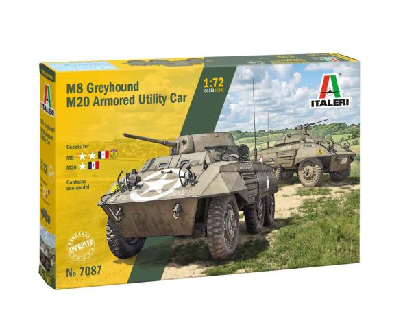 M8 Greyhound/M20 Armored UtilityCar 1:72 Kit
