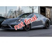 1:43 Porsche 992 Carrera 4 GTS grey