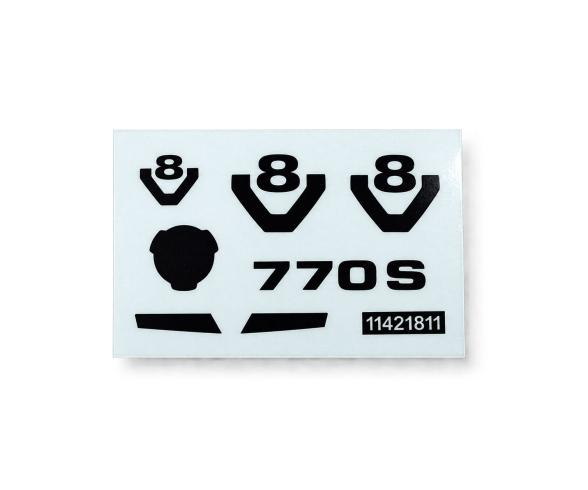 Scania 770 S Metall-Transferfolie Dekorbogen