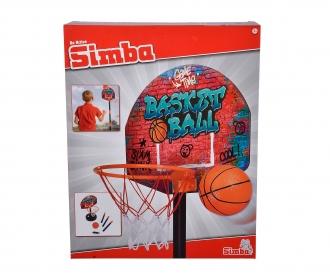 Set de basketball avec panier, panneau et ballon
