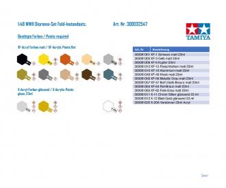 1:48 WWII Diorama-Set Feld-Instandsetz.