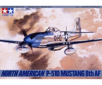 1:48 US North American P-51D Mustang model kit