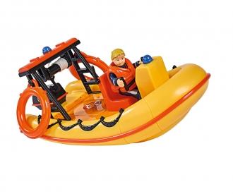 Sam le Pompier Neptune, bateau avec figurine