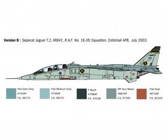 Jaguar T.2 R.A.F. Trainer Aircraft Kit 1:72