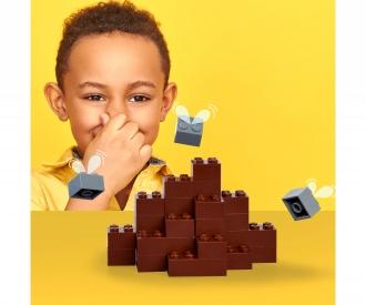 Blox 100 brown 4 pin Bricks in Box