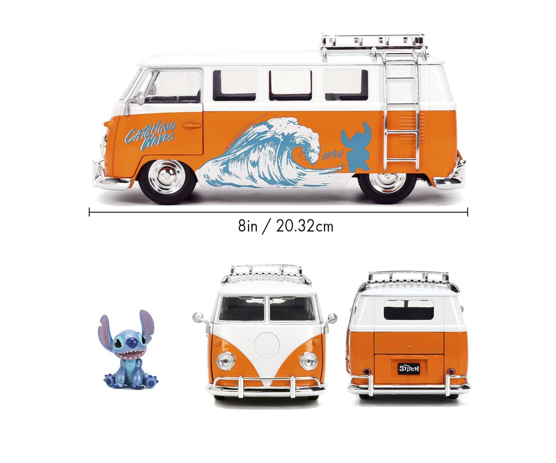 Buy Stitch 1961 VW Beetle 1:24 online | Jada Toys
