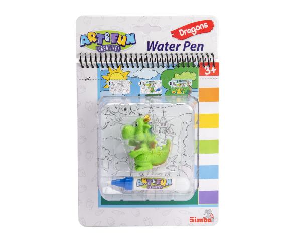 Art&Fun Water Pen Dragon Coloring Book