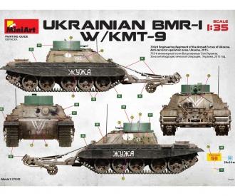 1:35 Ukrainian BMR-1 w/KMT-9 Mine roller