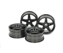 1:10 Twin5spk Felgensatz, +2 Offset, 24 mm