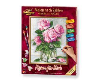 Rosen für Dich Malen nach Zahlen