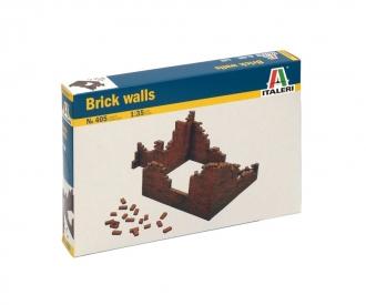 Italeri Brick Walls Model Kit 1:35 Scale