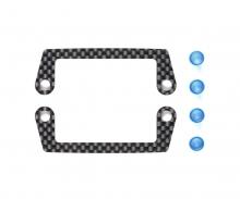 TC-01 Carbon Battery Holders, chassis option part