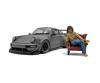 1:18 RWB Bodykit Nardo grau mit Figur