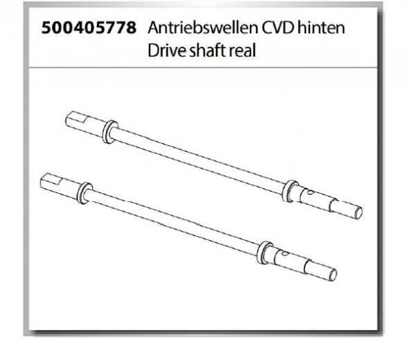 1:10 Drive Shaft real