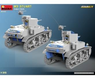 1:35 M3 Stuart frühe Produktion Interior Kit