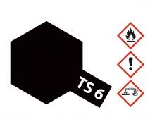 TS-6 Flat Black, spray paint, 100 ml aerosol