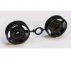 Front Wheels, replacement part, black pair