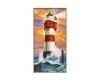 Red Sand Lighthouse  40 x 80 cm - Painting by Numbers