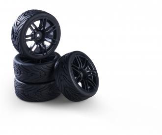 1:10 14 Sp. Design Wheel Set, RC wheels, black