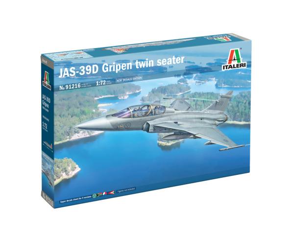 Italeri JAS-39D Gripen 1:72 Twin-Seater Kit