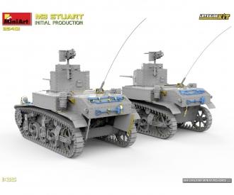 1:35 M3 Stuart erste Produktion mit Interieur