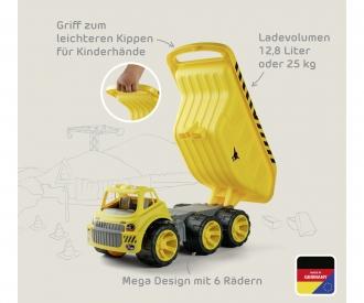 BIG Power Worker Mega Dump Truck  Tipping Bed and Soft Tyres