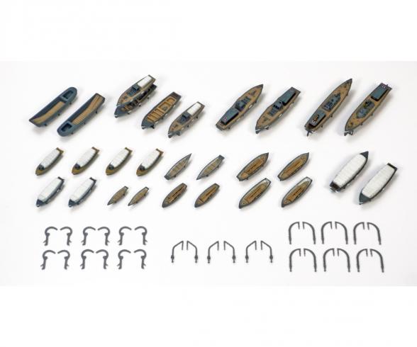 1:350 Jap. Navy Utility Boat Set, assembly kit