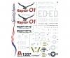 Italeri 1:72 F-22 Raptor Aircraft Model Kit