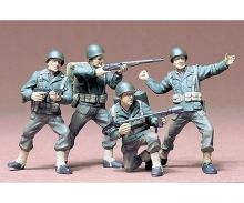 1:35 WWII Figuren-Set US Army Infant.(4)