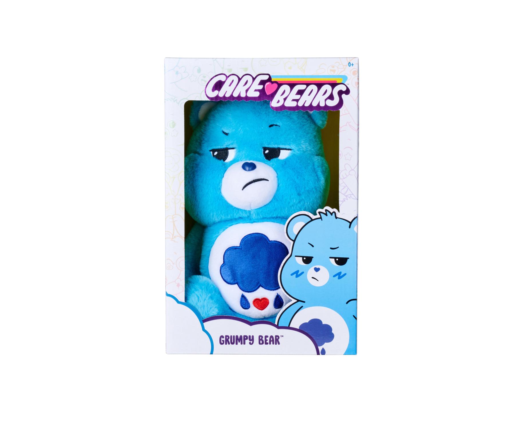 Touronchon Bisounours Peluche 30 Cm – Le Râleur Au Grand Cœur – Doux, Bleu, à Partir De 6 Mois – Cadeau Tendresse