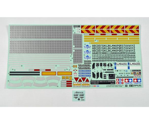 Sticker Bag 56366, decal set for RC truck models