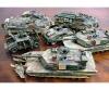 1:35 US MBT M1A2 Abrams, model kit, 3 figures