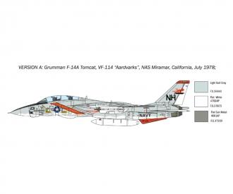 1:72 F-14A Tomcat Panneaux de lignes droites