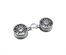 1:10 16-Spoke Wheels, model rims, 26mm grey