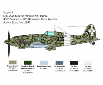Macchi MC. 202 aircraft model kit 1:32