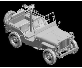 1:6 1/4-Ton 4x4 Truck w/.30 cal MG