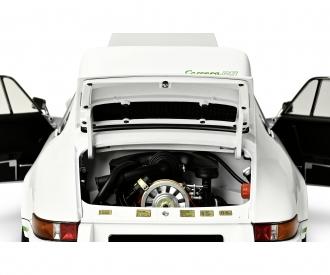 Porsche 911 RS 2.7 Model Car 1:8 White Green