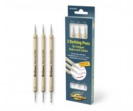 3 Dotting Pens Double Sided - Painting by Numbers Accessory