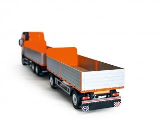 1:14 2-Axle Material Trailer, trailer kit