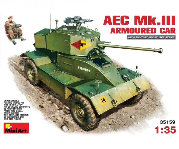 1:35 Le char britannique. Char de reconnaissance AEC Mk.III