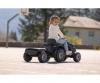 Smoby Life Farmer XL Black tractor + trailer