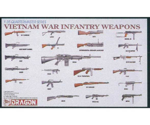 1:35 Vietnam War Infantry Weapons