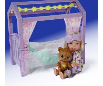 Evi Love Teddy Bed – Poupée 12 cm avec lit