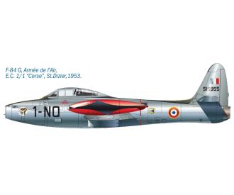 Italeri F-84G Thunderjet Model Kit 1:72