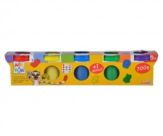 Pâte à modeler molle Art&Fun, pack bonus 4+1