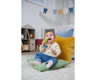 Baby Grasping Toy and Teether with Beads