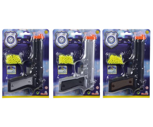 Bullet Gun with Ammunition, 3-ass.