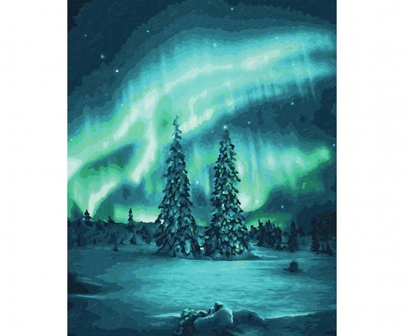 Northern lights 40 x 50 cm - Painting by Numbers